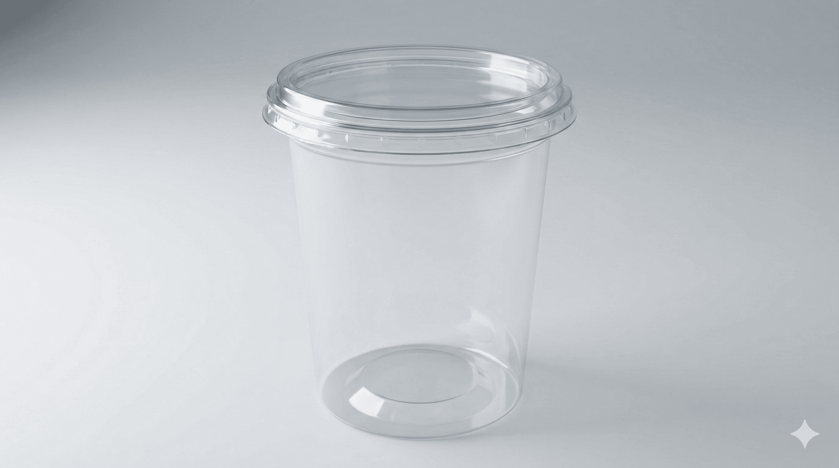 Plastik konteyner to'plami 400 ml (1000 dona) - Tiniq va xavfsiz — Paketlar
