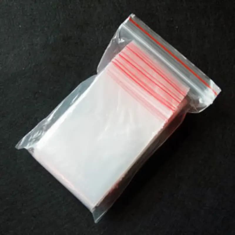 Ziplock paketlar, 5x7 sm, 200 dona - Mayda buyumlar uchun — Paketlar