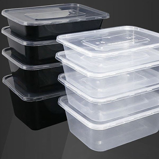 Bir martali ishlatiladigan plastik idishlar